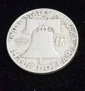 1958-D FRANKLIN HALF DOLLAR