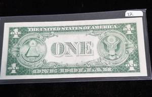 1935-G US BLUE SEAL $1 SILVER CERTIFICATE