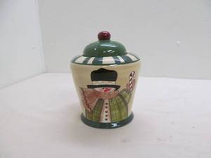Snowman cookie jar