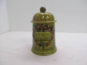Pottery cookie jar