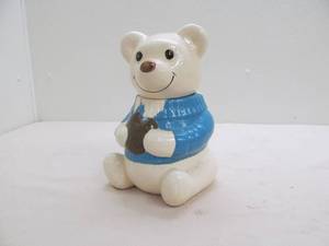 Teddy bear cookie jar