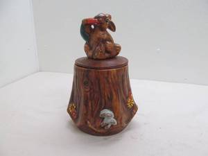 Bunny cookie jar