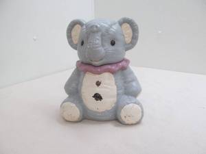 Elephant cookie jar