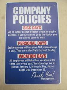 Metal Sign
