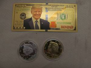 Commemorative Trump Bill, Coins