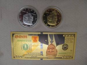 Commemorative Trump Bill, Coins