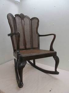 Vintage wood rocker