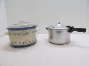 Rival crock pot, Presto pressure cooker