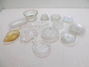 clear glass dishes