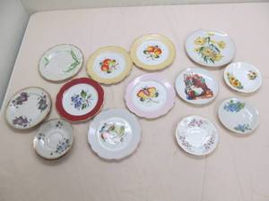 collector saucers,plates,birth plates