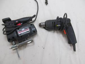 Black and decker drill, craftsman jig saw