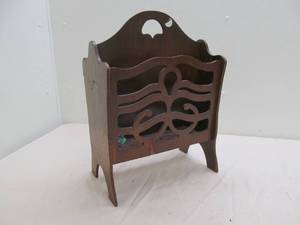 vintage magazine rack