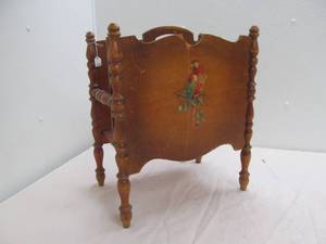 vintage magazine rack