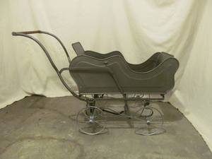 vintage metal buggy