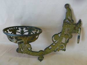 lot 63 image: Antique Oil Lamp Bracket