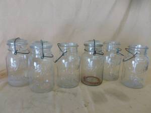 lot 80 image: Antique Canning Jars