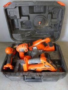 lot 92 image: Black & Decker Cordless Tool Set