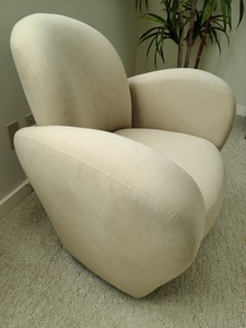 Swivel Upholstered Accent Chair (Preview Chair)