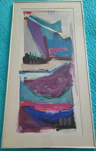 Original Framed Abstract Art