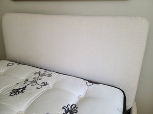 Queen Custom Bedframe with Spink Edgar Yorkshire Wool Mattress