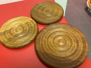Dansk Round Wood Trivets