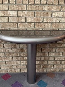SideHalf Gray Accent Table