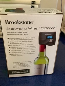 Brookstone Automatic Wine Preserver- NIB