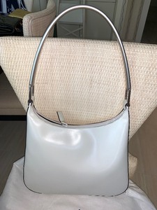 Authentic PRADA Ivory Leather Handbag