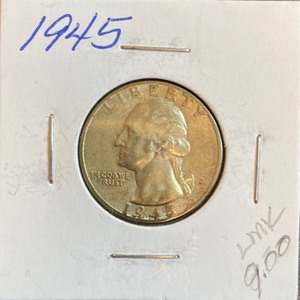 1945 Washington Silver Quarter