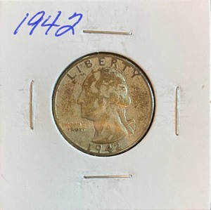 1942 Washington Silver Quarter