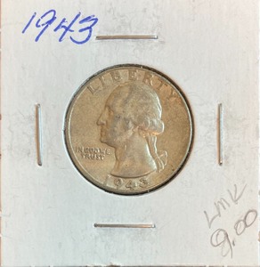 1943 Washington Silver Quarter