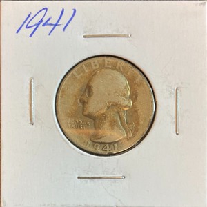 1941 Washington Silver Quarter