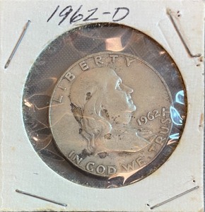 1962-D Silver Franklin Half Dollar