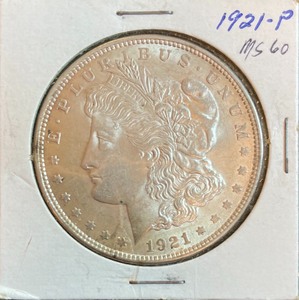 1921 Silver Morgan Dollar High Mint State