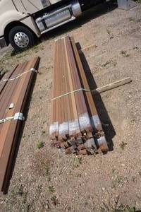 114 - 2 x 2 x 12 Trex Brand Dark Finished Decking Spindles