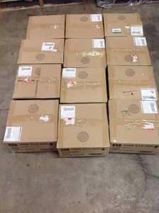 LOT OF 12 BOXS OF COMMERCIAL ELECTRIC Full Motion TV Wall Mount for 20 in. - 56 in. TVs   2PK PER BOX (NOT USED)