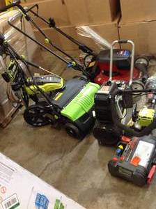 GAYLORD WITH LAWNCARE & OUTDOOR TOOLS COSTUMERS RETURNS