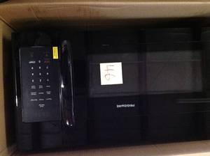 FRIGIDAIRE 30 in. 1.8 cu. ft. Over the Range Microwave in Black (NOT USED)