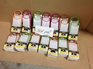 LOT OF Defiant 2-Pack Thin LED Lanterns 150 Lumen Metal Frame DIFERENTS COLORS AND CONDITIONS COSTUMERS RETURNS