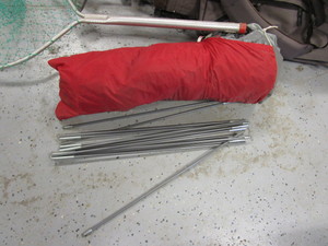 lot 111 image: Golf Clubs, Fishing Rods & Tent