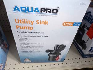 13 HP Utility Sink Pump