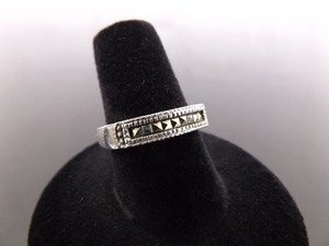 .925 Sterling Silver Art Nouveau Ring Size 7.5
