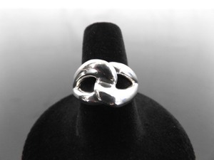 .925 Sterling Silver Infinity Ring Size 7.5