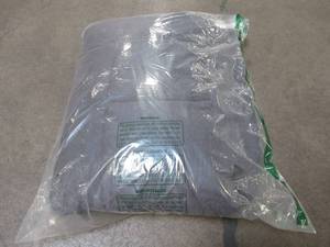 LaCrosse LoftAIRE Down Alternative Charcoal Gray Cotton Twin Blanket, KO8O-T-CHAR-GRAY, - NEW