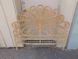 Bamboo Wicker Headboard