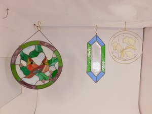 3 Stained Glass Decors
