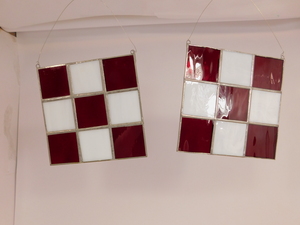 2 Stained Glass Decors