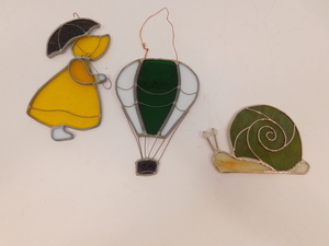 3 Stained Glass Decors