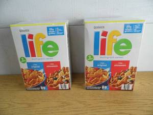 Lot of 4 Boxes of Life Cereal