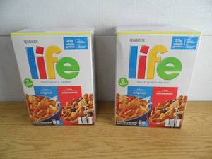 Lot of 4 Boxes of Life Cereal